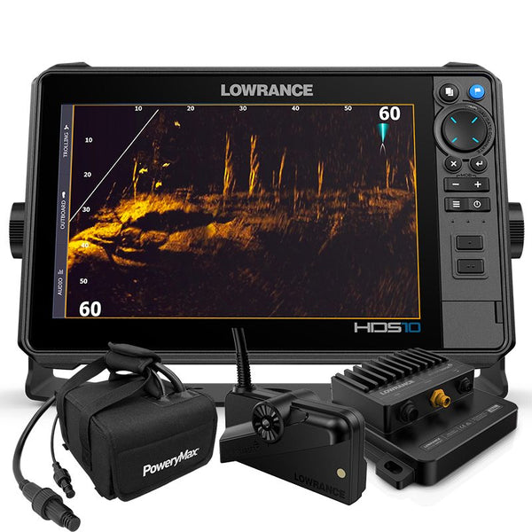 Sonda Lowrance HDS 10 Pro con Transductor ActiveTarget y Bateria de Litio PoweryMax TX50