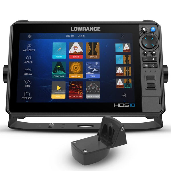 Lowrance HDS 12 Live Fishfinder with 50/200 600w Transducer. CHIRPS