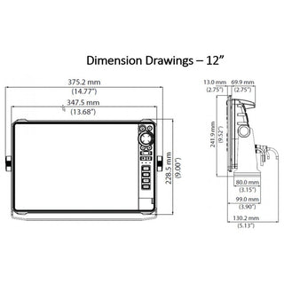 Sonda Lowrance HDS 12 Live con Transductor 50/200 600w. CHIRP