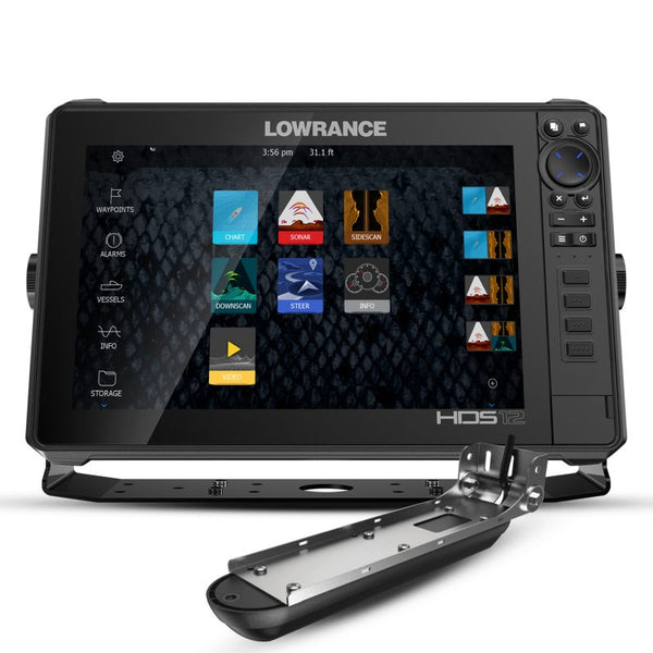 Lowrance HDS 12 Live Fishfinder with 50/200 600w Transducer. CHIRPS