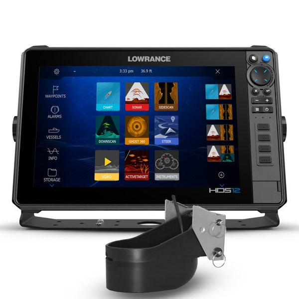 Lowrance HDS 12 Live Sonar with Airmar CHIRP 1kw TM185M Transducer