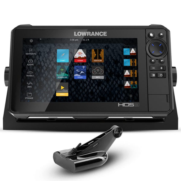 Lowrance HDS 12 Live Fishfinder with 50/200 600w Transducer. CHIRPS