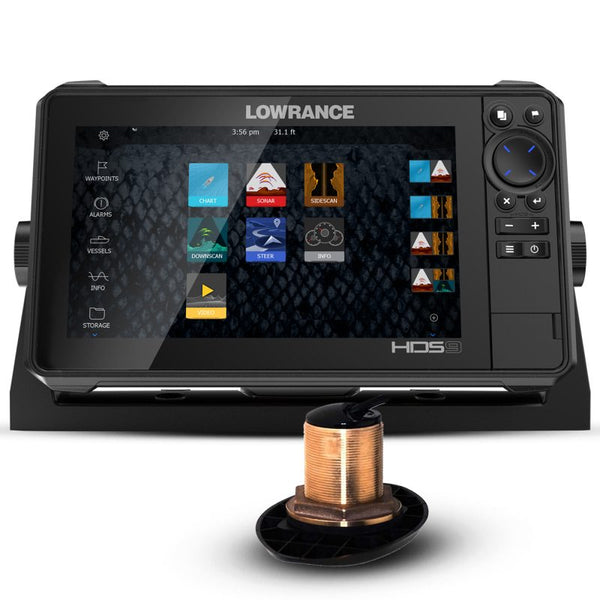 Lowrance HDS 12 Live Fishfinder with 50/200 600w Transducer. CHIRPS