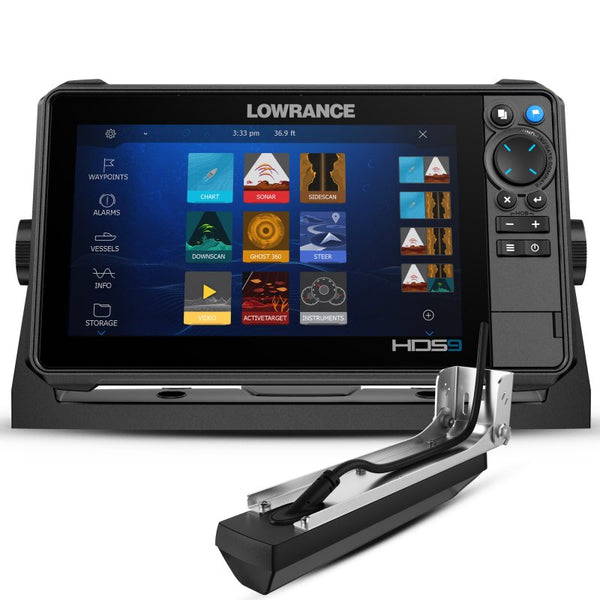 Lowrance HDS 12 Live Fishfinder with 50/200 600w Transducer. CHIRPS