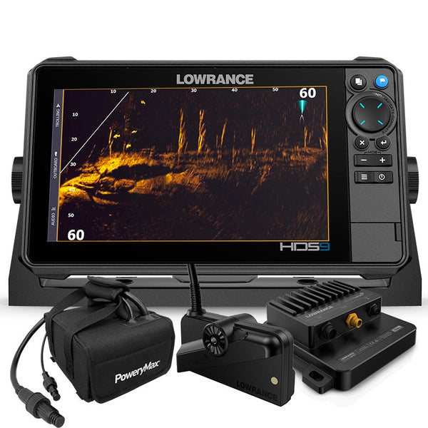 Sonda Lowrance HDS 9 Pro con Transductor ActiveTarget y Bateria de Litio PoweryMax TX50