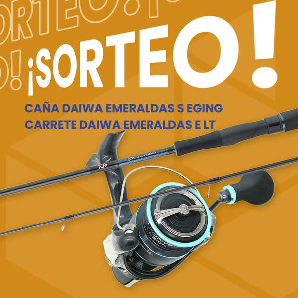 Sorteo Combo Daiwa Emeraldas Eging // Caña + Carrete