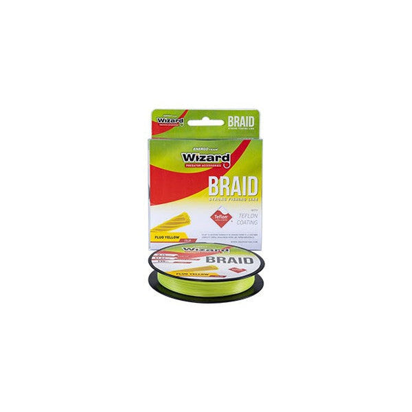 Trenzado Wizard Braid Teflon Amarillo // 135m / 0.08mm, 0.10mm, 0.15mm, 0.20mm, 0.30mm