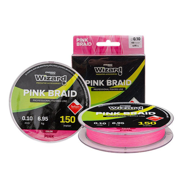 Trenzado Wizard Pink Braid // 150m / 0.10mm, 0.13mm, 0.15mm, 0.18mm