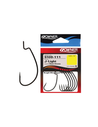 Anzuelo Texas Owner J-Light 5109 // 1, 2, 4, 6, 1/0, 2/0, 3/0, 4/0