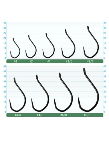 Anzuelo Simple Owner No Escape Hook 4106 // 1, 2, 4, 1/0, 2/0, 3/0