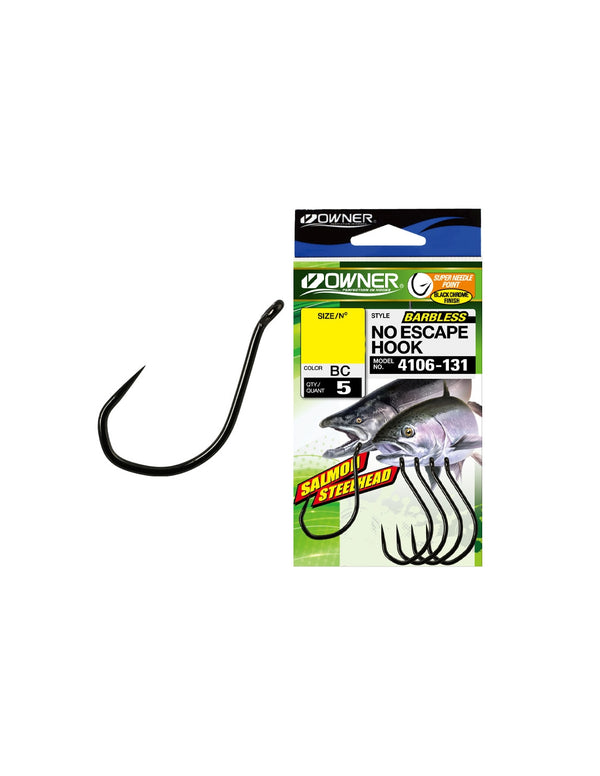 Anzuelo Simple Owner No Escape Hook 4106 // 1, 2, 4, 1/0, 2/0, 3/0