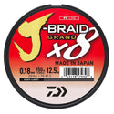 Trenzado Daiwa J Braid Grand X8 // 0.06mm, 0.10mm, 0.16mm, 0.18mm, 0.22mm, 0.24mm, 0.28mm, 0.35mm, 0.42mm / 135m, 150m, 270m, 300m, 500m