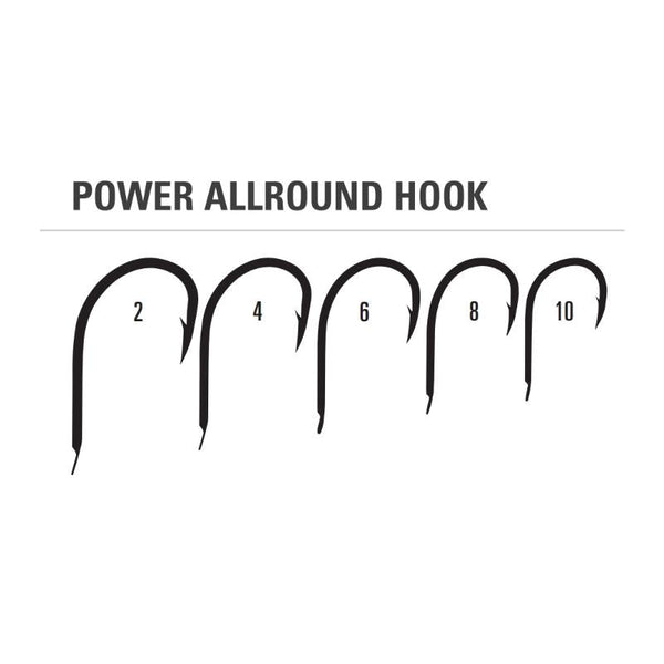 Anzuelo Simple Mustad Power Allround Hook // 2, 4, 6, 8, 10
