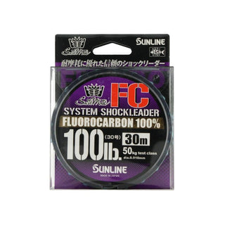 Fluorocarbono Sunline Sm System Shock Leader FC // 0.28mm, 0.33mm, 0.37mm