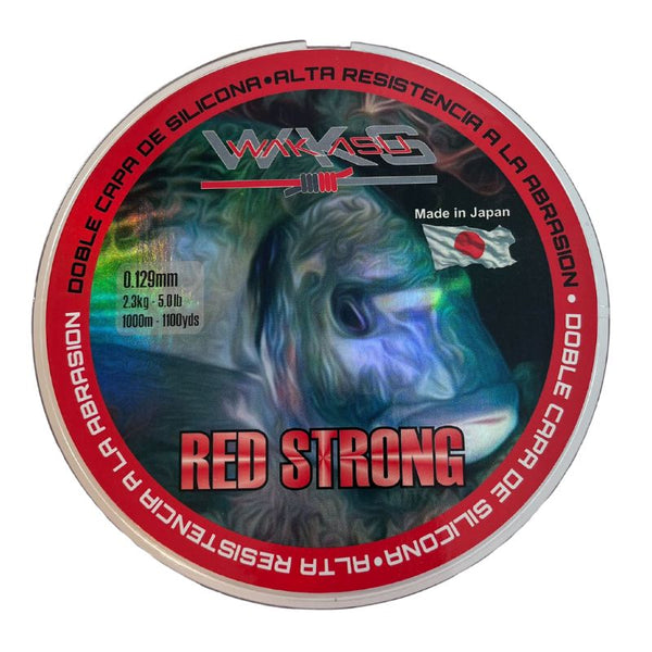 WAKASU RED STRONG NYLON // 0.129mm-1000m, 0.148mm-1000m