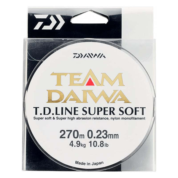 Monofilamento Daiwa Team Line Super Soft // 0.23mm, 0.26mm, 0.30mm, 0.33mm, 0.36mm / 135m, 270m