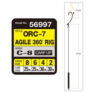Anzuelo Owner Agile 360 Rig 56997/ORC-7