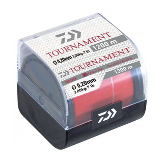 Daiwa Tournament 1200m Nylon Red // 0.16mm, 0.18mm, 0.23mm, 0.26mm, 0.28mm, 0.33mm, 0.37mm