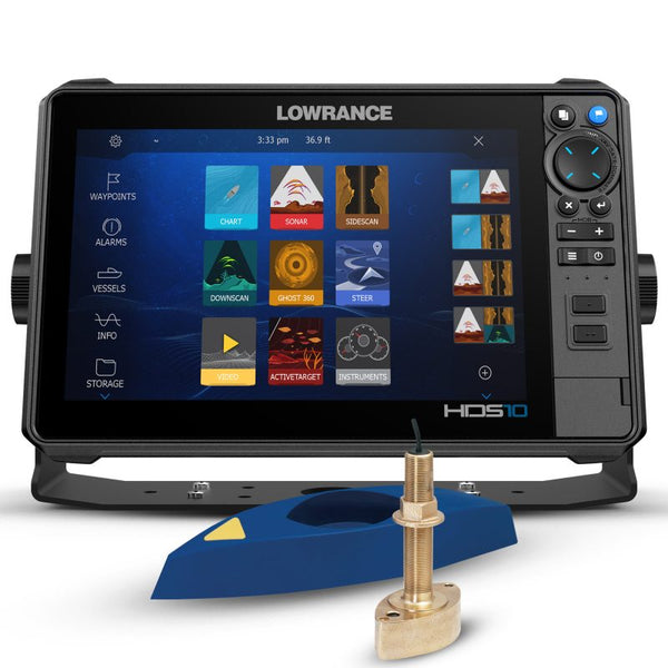 Lowrance HDS 12 Pro Sonar with ActiveTarget Transducer