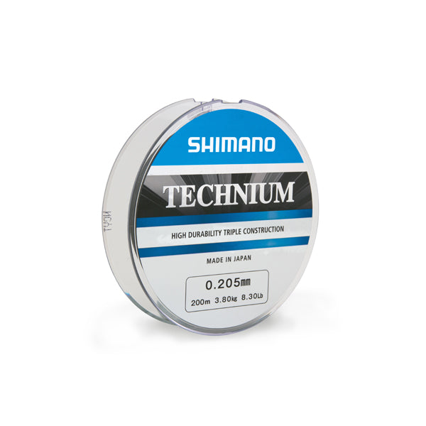 Monofilamento Shimano Technium // 0.165mm, 0.185mm, 0.205mm / 200m