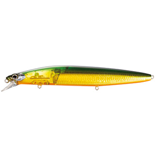 Buy green-gold Minnow Shimano Exsence Silent Assassin Flash Boost Floating &amp;amp; Sinking // 129F, 129S, 140F, 140S