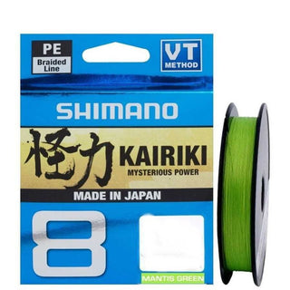Comprar mantis-green Trenzado Shimano Kairiki X8 // 0.06mm, 0.10mm, 0.13mm, 0.16mm, 0.19mm, 0.20mm, 0.21mm, 0.23mm, 0.28mm, 0.35mm, 0.42mm / 300m
