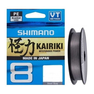 Comprar steel-gray Trenzado Shimano Kairiki X8 // 0.06mm, 0.10mm, 0.13mm, 0.16mm, 0.19mm, 0.20mm, 0.21mm, 0.23mm, 0.28mm, 0.35mm, 0.42mm / 300m